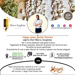 Corso di cucina con lo chef Marco Scaglione